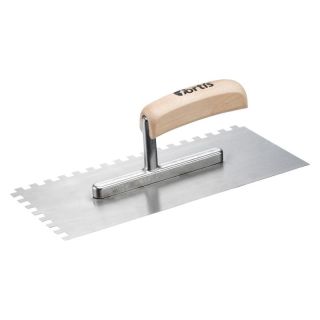 Gletiera Fortis zimtata maner lemn 28x13cm dinti 8x8mm