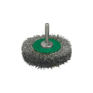 Perie disc Fortis, fir ondulat otel 0.3mm, 60mm