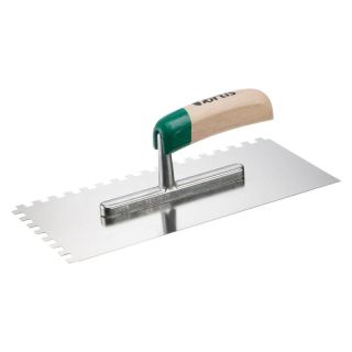 Gletiera Fortis zimtata maner lemn 28x13cm dinti 8x8mm