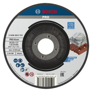 Disc taiere caramida/marmura Bosch PRO Stone, 125x22.23x2.5mm