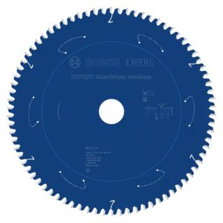 Panza fierastrau circular Bosch EXPERT Aluminium cordless, 250x30x2.4/1.8mm, 78 dinti