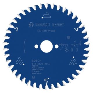 Panza fierastrau circular Bosch EXPERT Wood, 140x20x1.8/1.3mm, 42 dinti