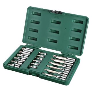Set chei tubulare Sata, TX, 1/4", 1/2", 18 piese