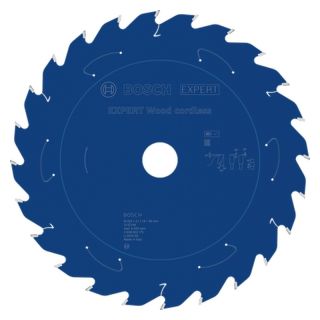 Panza fierastrau circular Bosch EXPERT Wood cordless, 254x30x2.1/1.6mm, 24 dinti, unghi degajare 25°