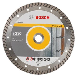Disc diamantat beton/caramida Bosch Standard for Universal Turbo, 230x22.23x2.5mm, 10 bucati