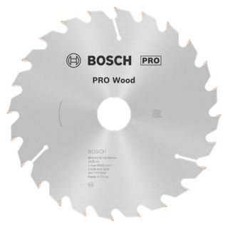 Panza fierastrau circular Bosch PRO Wood, 180x30x2.6/1.6mm, 24 dinti