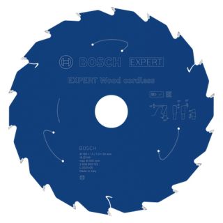 Panza fierastrau circular Bosch EXPERT Wood cordless, 190x30x1.5/1mm, 18 dinti