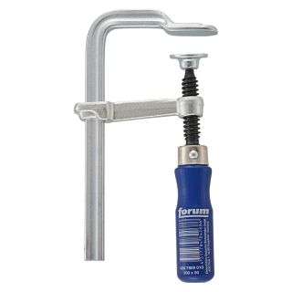 Clema de fixare Forum, otel, maner lemn, 160x80mm