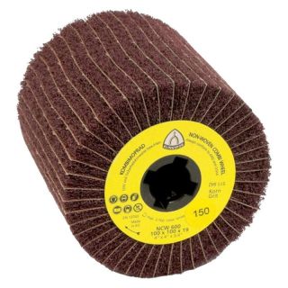 Perie lamelara cu fibre Klingspor NCW600S, 100x100mm, G100