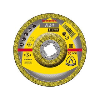 Disc polizare metal Klingspor A 24 EXTRA, 125x22.23x6mm