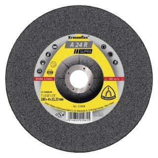 Disc polizare otel/inox/fonta Klingspor A 24 R SUPRA, 115x22.23x6mm