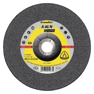 Disc polizare aluminiu Klingspor A 46 N SUPRA, 180x22.23x8mm