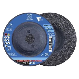 Disc polizare otel/inox Pferd SGP STEELOX, 125x22.23mm