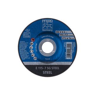 Disc polizare otel Pferd SG STEEL, 115x22.23x7.2mm
