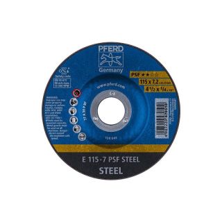 Disc polizare otel Pferd PSF STEEL, 115x22.23x7.2mm