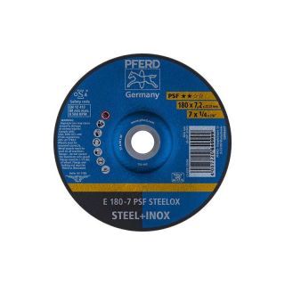 Disc polizare otel/inox Pferd PSF STEELOX, 180x22.23x7.2mm