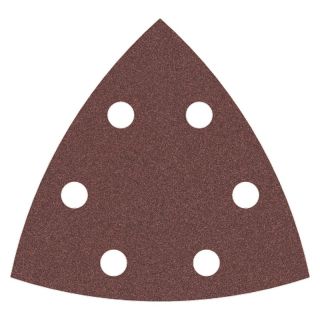 Foaie abraziva delta Bosch PRO F460, 6 gauri, 93x93mm, G180, 5 bucati