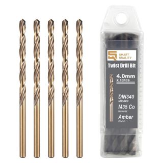 Burghiu pentru metal Smart Quality, HSS-Co5 DIN340, 5x132mm, 10 bucati