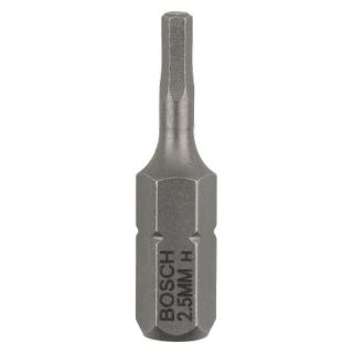 Bit Bosch Extra Hard, HEX2.5, 25mm, 3 bucati