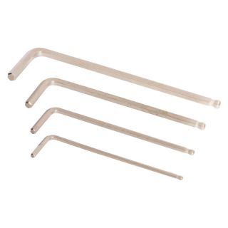 Set chei hexagonale in L, Unior 220/3S-SET, cap sferic, 1.5 - 3mm, 4 piese