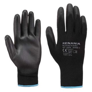 Manusi protectie taiere Renania SENSOR BLACK, negru, mas. 11, 12 perechi