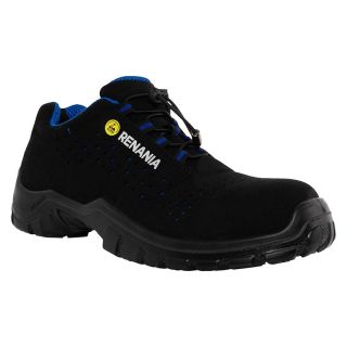 Pantofi de protectie cu bombeu Renania QOMODO, S1 PS SR FO ESD, negru, mas. 44