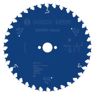 Panza fierastrau circular Bosch EXPERT Wood, 180x20x2.6/1.6mm, 36 dinti