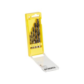 Set burghie plate pentru lemn Dewalt, cilindrica, 4-10mm, 5 bucati