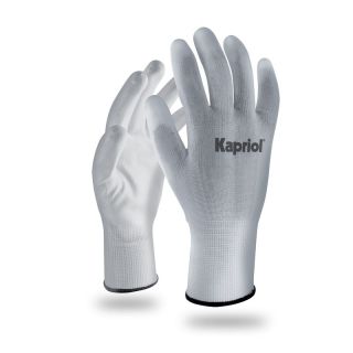 Manusi protectie taiere Kapriol SKIN, alb, mas. 10