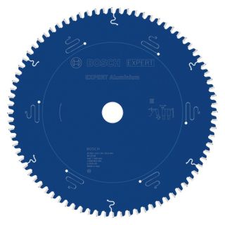 Panza fierastrau circular Bosch EXPERT Aluminium, 254x25.4x2.4/1.8mm, 80 dinti
