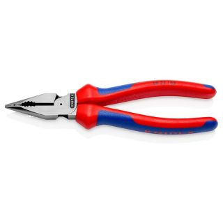 Cleste combinat/patent Knipex ascutit cu maner multicomponent 185 mm blister