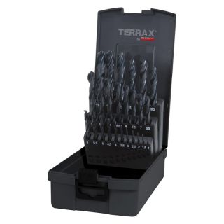 Set burghie pentru metal Ruko HSS-R, tip N, cilindrica, 1-13mm, 25 bucati