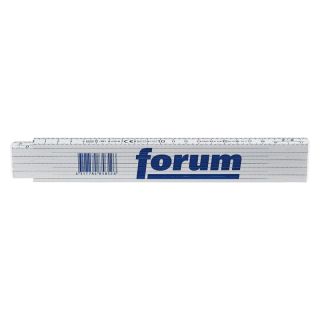 Metru pliabil Forum, plastic, 2m, 16mm