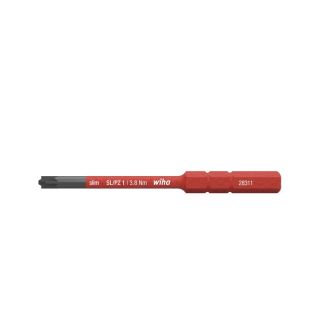 Tija surubelnita electricieni Wiha SLIMBIT, VDE, SL/PZ2x75mm