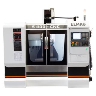 Centru de prelucrare CNC Elmag S 400, cu panou control Siemens 828D