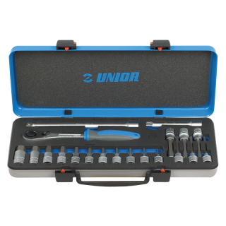 Trusa de scule Unior 190BIHX1P20, 1/2", 20 piese