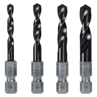 Set burghie pentru metal Fein Vario, 6.8/8.5/10.2/12mm, 4 bucati