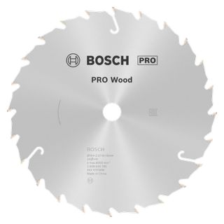 Panza fierastrau circular Bosch PRO Wood, 184x16x2.2/1.6mm, 24 dinti