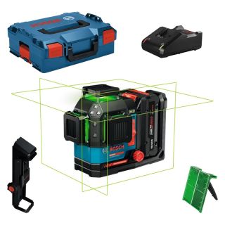 Nivela laser cu linii Bosch EXLL18V-120-33CG, laser verde, 35/240m