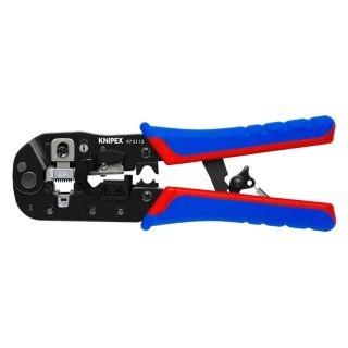 Cleste de sertizat Knipex lateral pentru conectori RJ45
