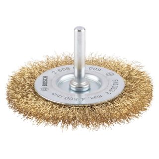 Perie disc Bosch PRO Multi Material, fir ondulat otel alamit 0.2mm, 75x10mm