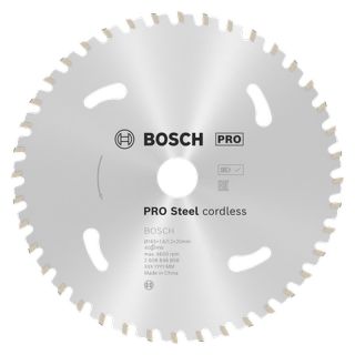Panza fierastrau circular Bosch PRO Steel cordless, 165x20x1.6/1.2mm, 36 dinti