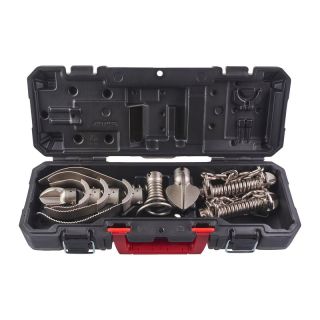 Set de capete Milwaukee pentru masina de desfundat MXF LSDP cu cabluri de 16 si 20 mm, 9 piese
