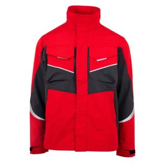 Jacheta Renania LISCIA, rosu/gri, mas. 3XL