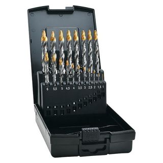 Set burghie pentru metal Exact StepTech HSS-G, cilindrica, 1-10mm, 19 bucati