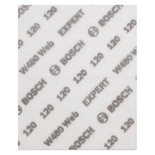 Plasa abraziva Bosch EXPERT W480 Web, 115x140mm, G120, 2 bucati