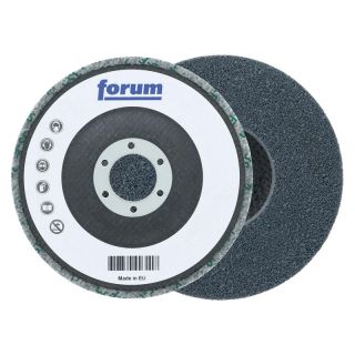 Disc polizare aluminiu/otel/fonta Forum, 115x22.23mm, granulatie mediu-moale