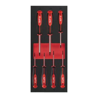 Set surubelnite TORX Milwaukee, TX7-TX25, 7 bucati