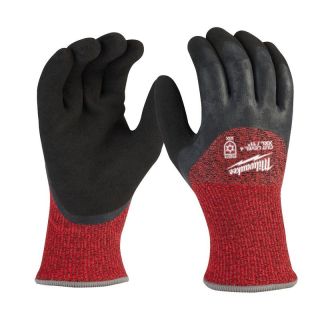 Manusi protectie frig Milwaukee WINTER CUT D, rosu/negru, mas. 9/L, 12 perechi