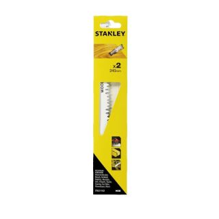 Panza fierastrau sabie Stanley, 240mm, 6.4 dinti/inch, 2 bucati